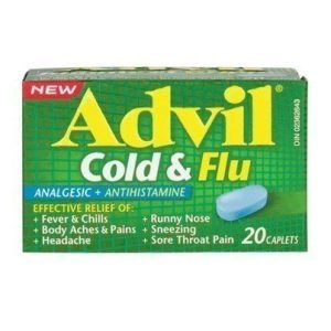 Advil Cold & Flu Caplets – 20’s