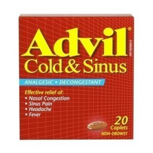 Advil Cold & Sinus Caplets – 20’s