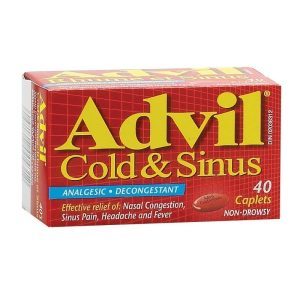 Advil Cold & Sinus Caplets – 40’s