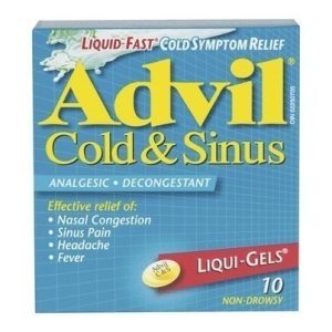 Advil Cold & Sinus Liqui-Gels – 10’s