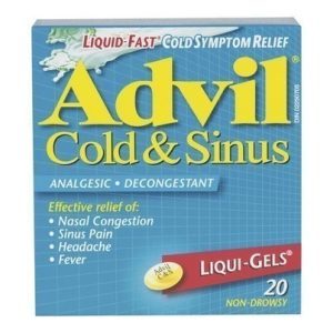 Advil Cold & Sinus Liqui-Gels – 20’s