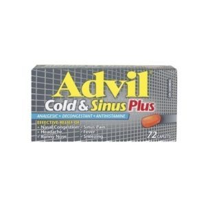 Shop for Advil Cold & Sinus PLUS Caplets, 72s