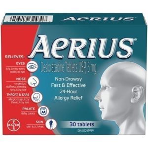 Aerius Non-Drowsy, 24 Hour Relief, 30s