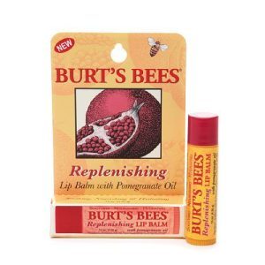 Burt’s Bees 100% Natural Replenishing Lip Balm, Pomegranate Oil