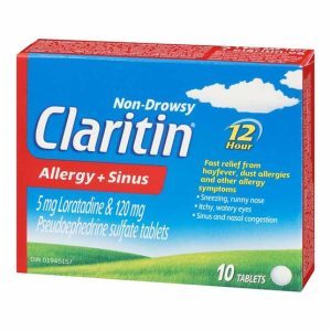 Claritin Allergy+Sinus 10s