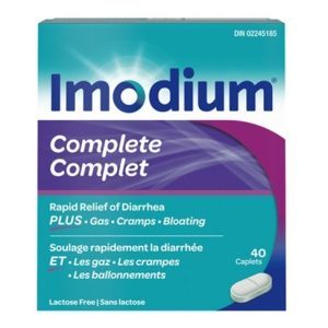 Imodium Complete Caplets 40’s for Rapid Relief