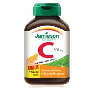 Jamieson Vitamin C Chewable – Orange Bonus Pack