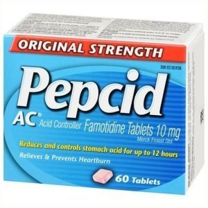 Buy Pepcid AC 60s to control stomach acid