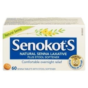 Buy Senokot S Natural Laxative & Stool Softener for overnight relief